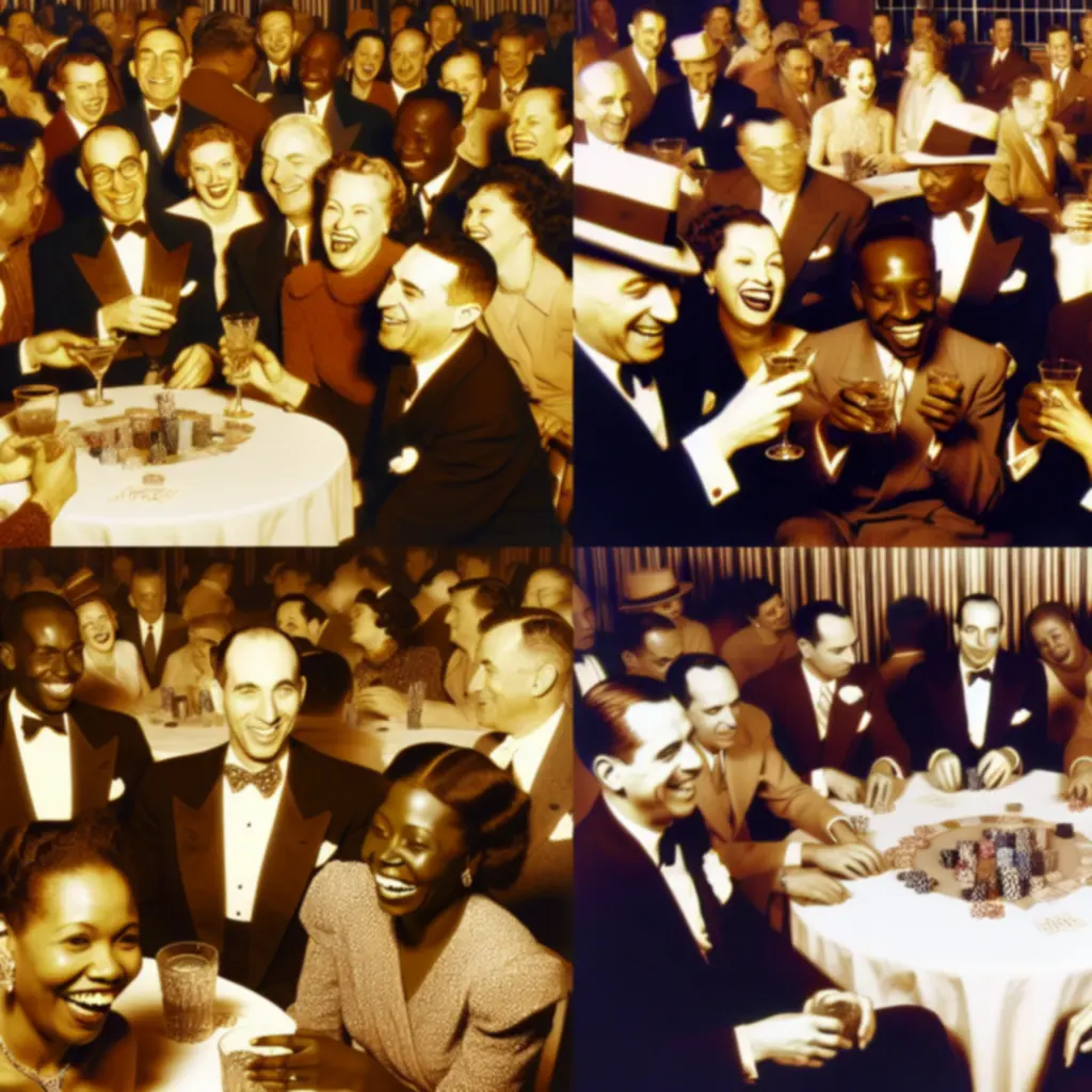 Goście bawiący się podczas wieczornego wydarzenia w klubie